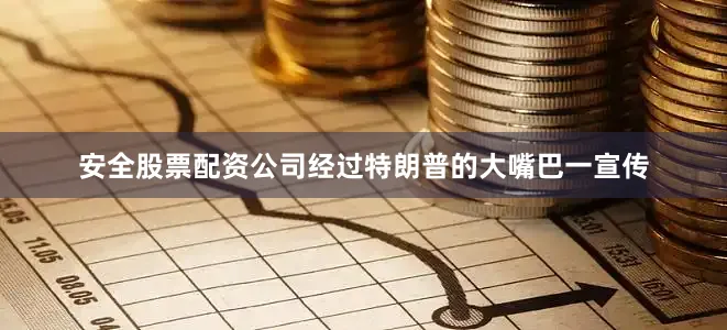 安全股票配资公司经过特朗普的大嘴巴一宣传