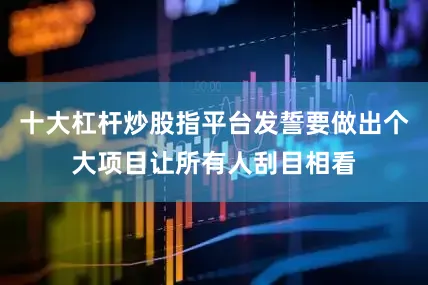 十大杠杆炒股指平台发誓要做出个大项目让所有人刮目相看
