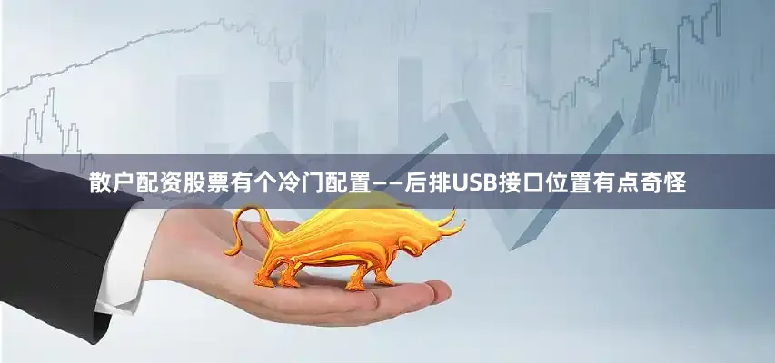 散户配资股票有个冷门配置——后排USB接口位置有点奇怪