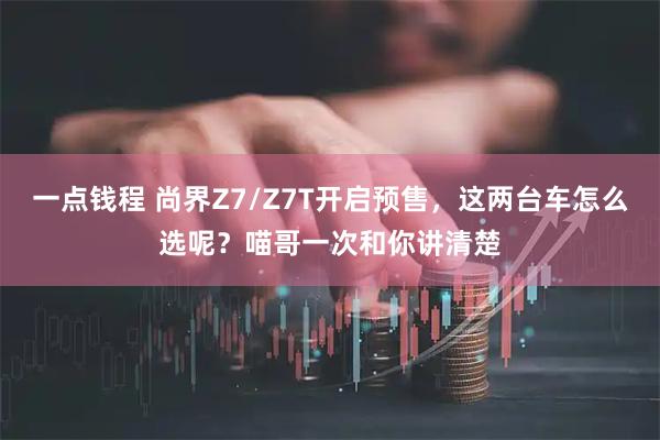 一点钱程 尚界Z7/Z7T开启预售，这两台车怎么选呢？喵哥一次和你讲清楚